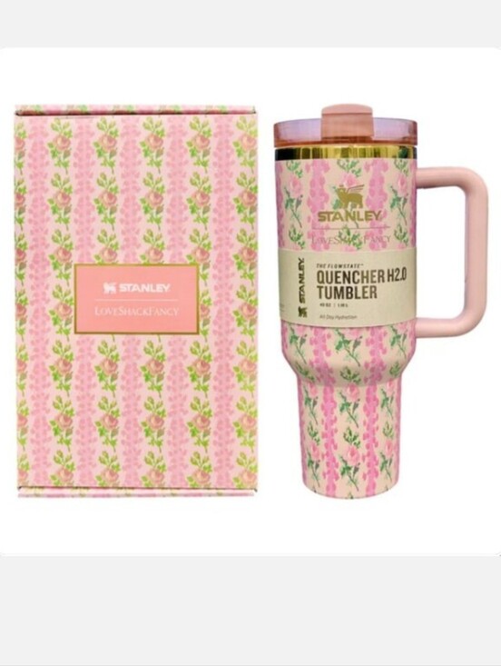 Stanley Other - Stanley x LoveShackFancy Quencher H2.0 – 40 Oz Floral Glam Tumbler with Straw
